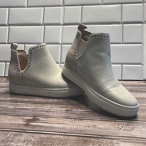 Chelsea & Violet Gray Hidden Wedge Slip On Sneakers.      Size 6.5M